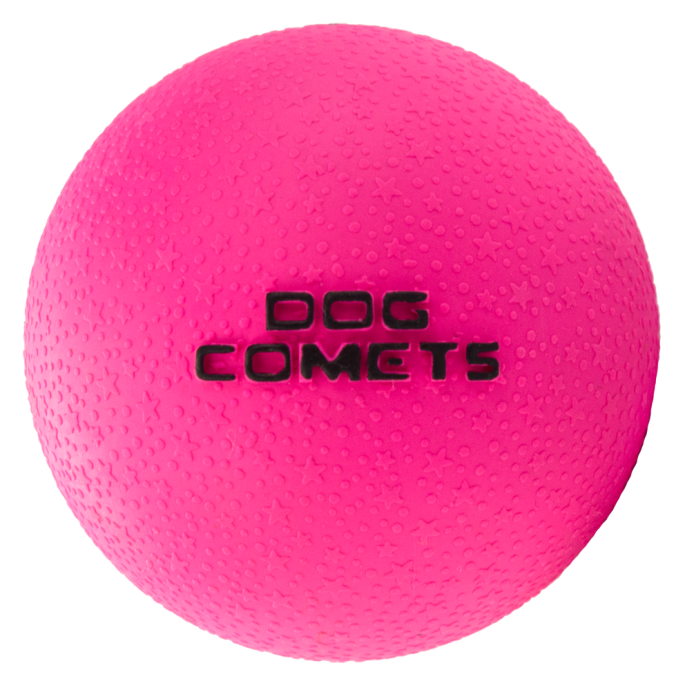 Dog Comets Ball Stardust Roze M 2-pack    
