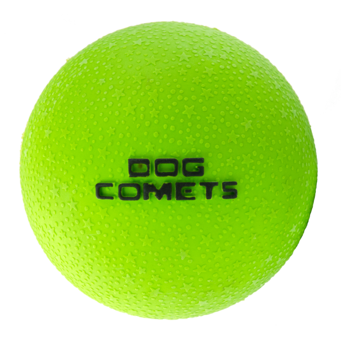 Dog Comets Ball Stardust Groen M 2-pack    