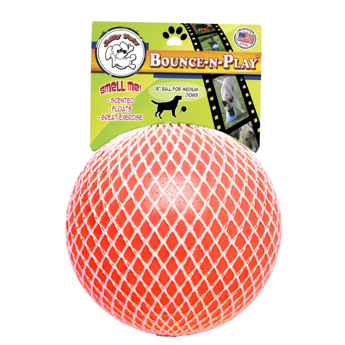 Jolly Ball Bounce-n Play 15cm Oranje (Vanillegeur)    