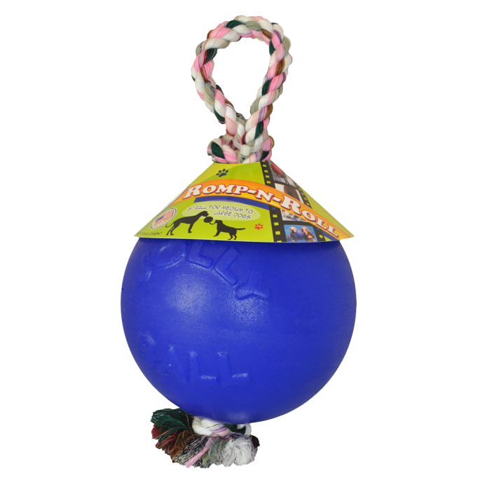 Jolly Ball Romp-n-Roll 10 cm Blauw    