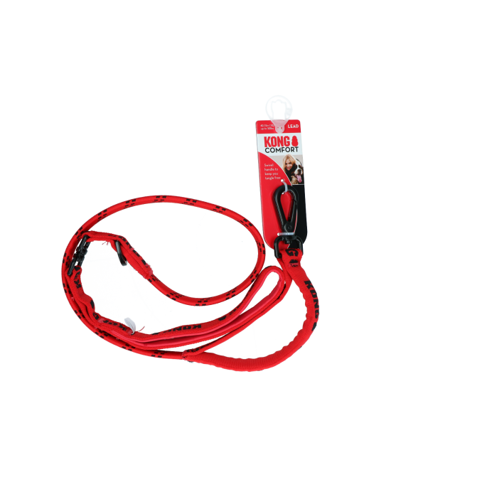 KONG Zero-shock leash One Size Red    