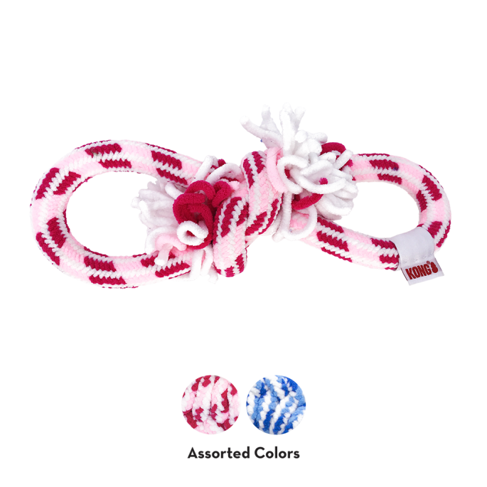 KONG Rope Ball Puppy Assorted Lg    