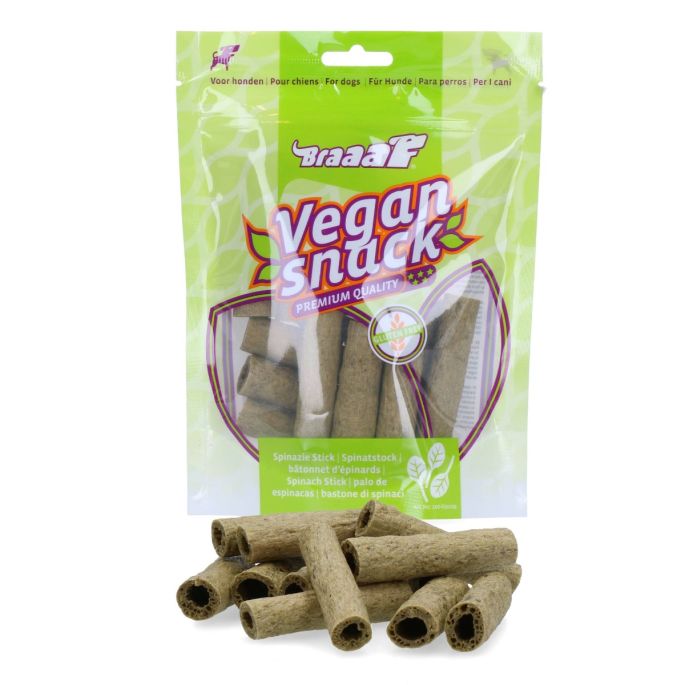 Braaaf Vegan Sticks Spinazie. 6cm