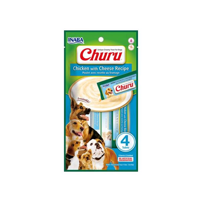 Inaba Dog Churu Chicken & Cheese - 56 gr.