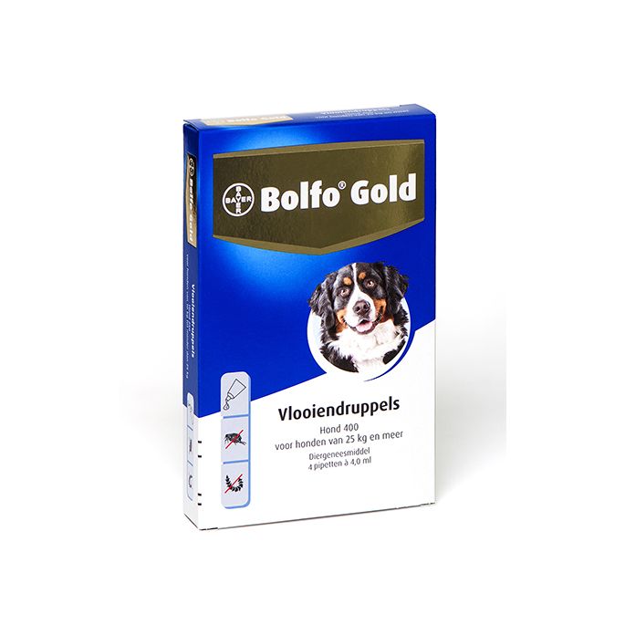 Bolfo Gold Hond 400 > 4 Pipet. Verpakking: 1 st.
