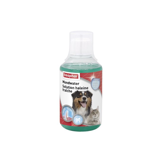 Mondwater Hond/Kat. Verpakking: 250 ml.