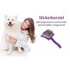 Toobster slickerborstel paars met lange pinnen - groot