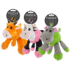 Fuzzle Giraffe with 5 squeakers    
