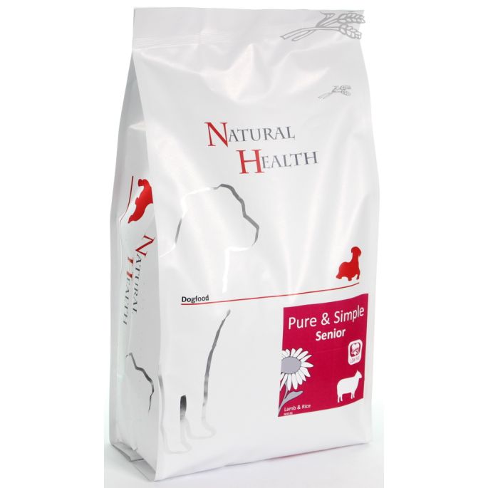 Natural Health hondenvoer lam en rijst Senior