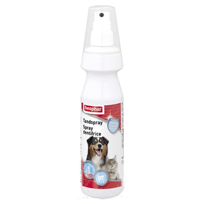 Tandspray. Verpakking: 150 ml.