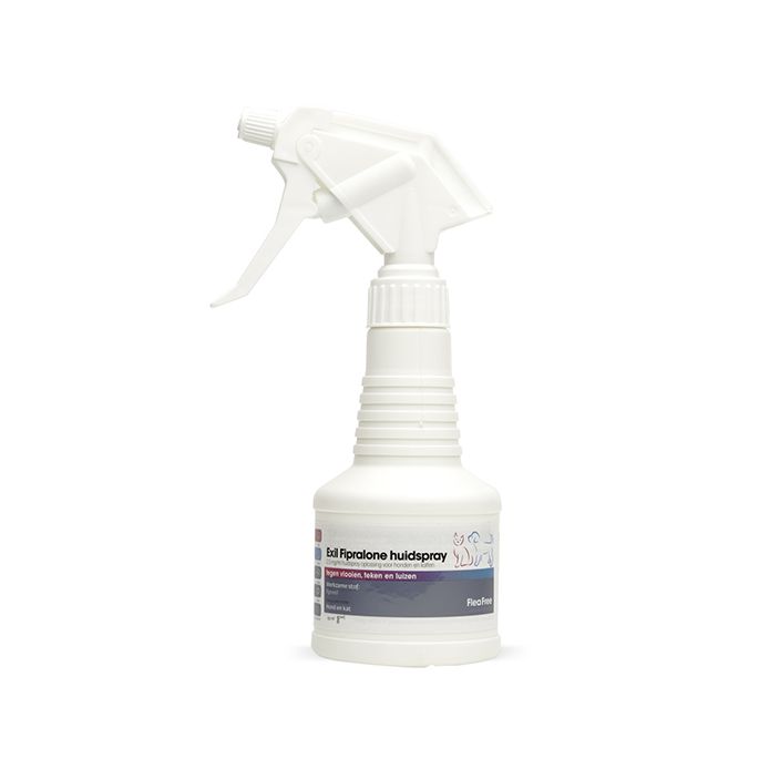 Exil Fiproline huidspray. Verpakking: 250 ml.