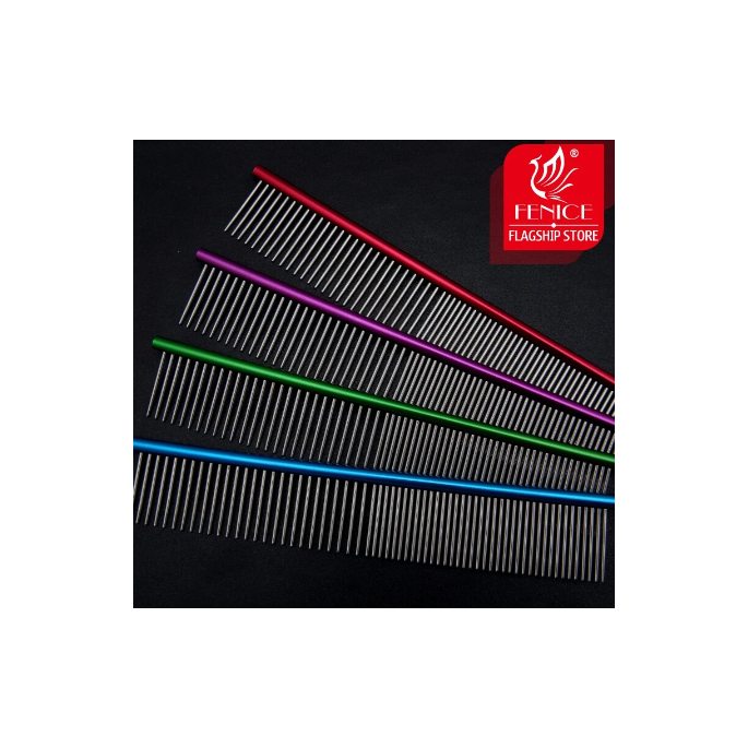 Kam paars medium 19cm