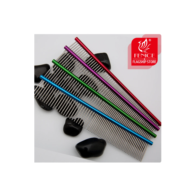 Kam paars medium 19cm