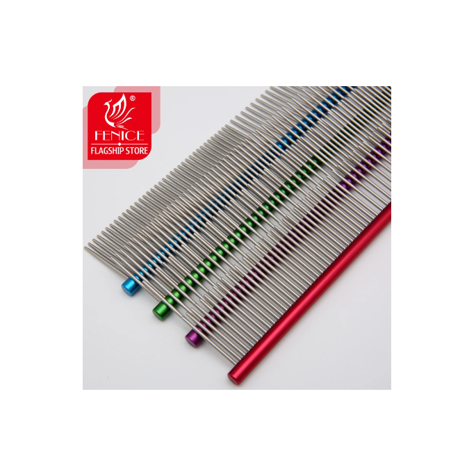 Kam rood groot 25 cm