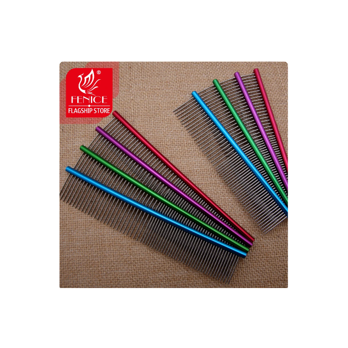 Kam paars medium 19cm