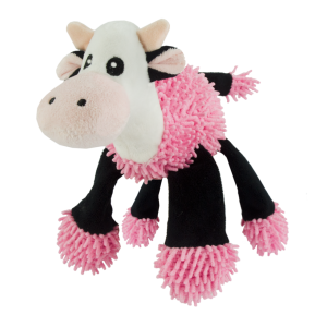 Fuzzle Cow with 5 squeakers    