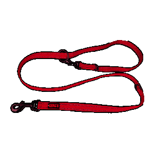 KONG Adjustable leash L Red    