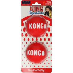 KONG Signature Balls 2-pk Lg    