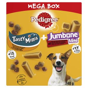 Pedigree Megabox Tasty Bites + Jumbone - 740 gr.