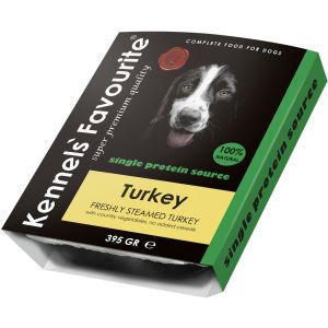 Kennels Fav. Steamed Turkey - 395 gr.