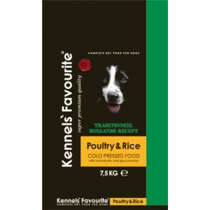 Kennels Favourite Poultry & Rice Cold Pressed  - 7,5 kg.
