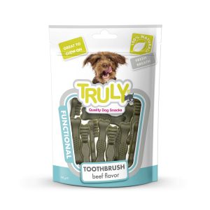 Truly Snacks Dog Dental Toothbrush-Beef Flavour - 90 gr.