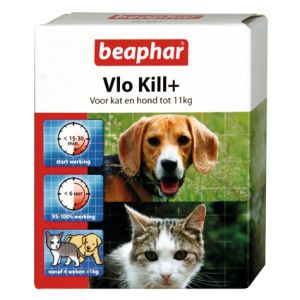 Vlo Kill kat en hond tot 11 kg.  6tab. 