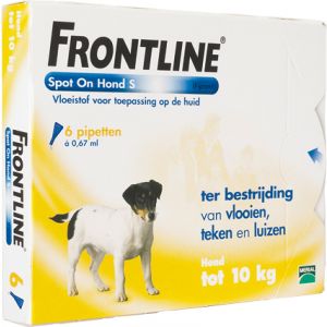 Frontline spot on dog S 6 p. 2-10 kg