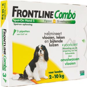 Frontline COMBO Dog S 3 pip.  2-10 kg