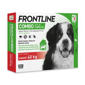 Frontline COMBO Dog XL 4+2 Pipet.  40-60 kg