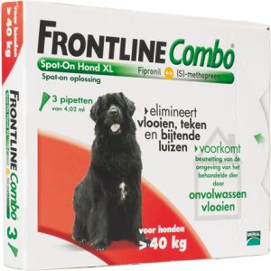 Frontline COMBO Dog XL 3 pip. Verpakking: 1 st.