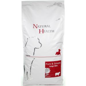 Natural Health Dog Lamb & Rice Adult Large Bites