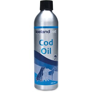 Icelandpet Cod Oil. Verpakking: 250 ml.