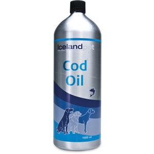 Icelandpet Cod Oil. Verpakking: 1 ltr.