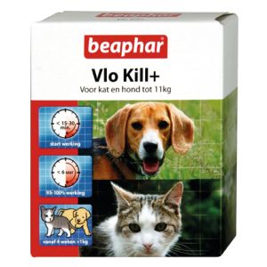 Vlo Kill kat en hond tot 11 kg.  6tab. 